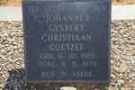 COETZEE Johannes Gysbert Christiaan 1915-1979