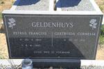 GELDENHUYS Petrus Francois 1923-1985 & Gertruida Cornelia 1921-