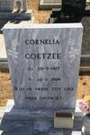 COETZEE Cornelia 1917-2006