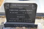 GEUSTYN Theunis Gerhardus 1963-1993 :: GEUSTYN Marius 1965-1994