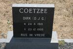 COETZEE D.J.G. 1919-1995