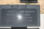 TOIT Daniel Johannes, du 1914-1987 & Anna Margaretha ROOS 1914-2001