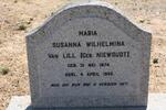LILL Maria Susanna Wilhelmina, van nee NIEWOUDT 1874-1955
