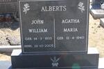 ALBERTS John William 1933-2005 & Agatha Maria 1940-