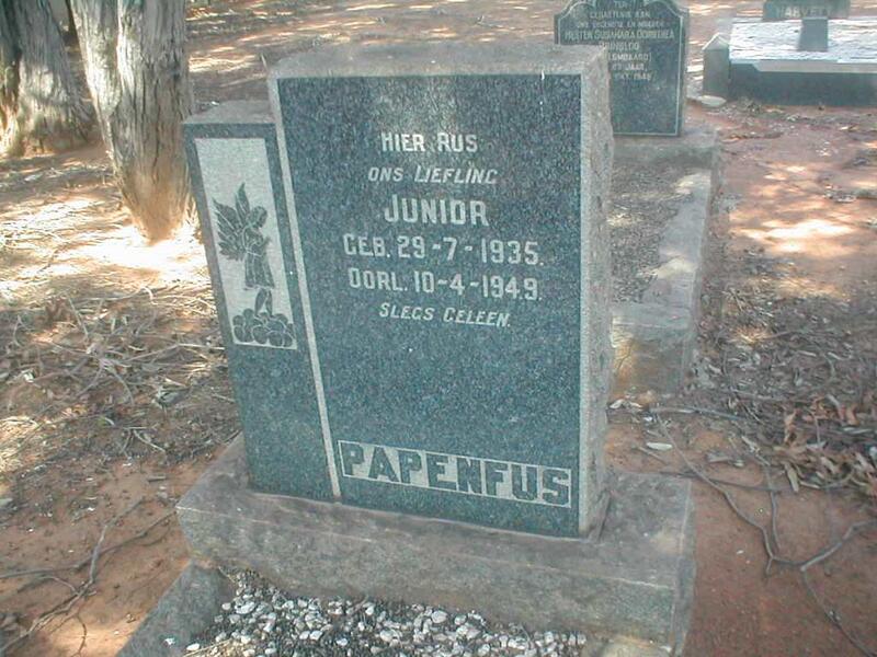 PAPENFUS Junior 1935-1949