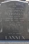 LANNEX Willem 1901-1966 & Jacomina Petronella LOUW 1890-1963