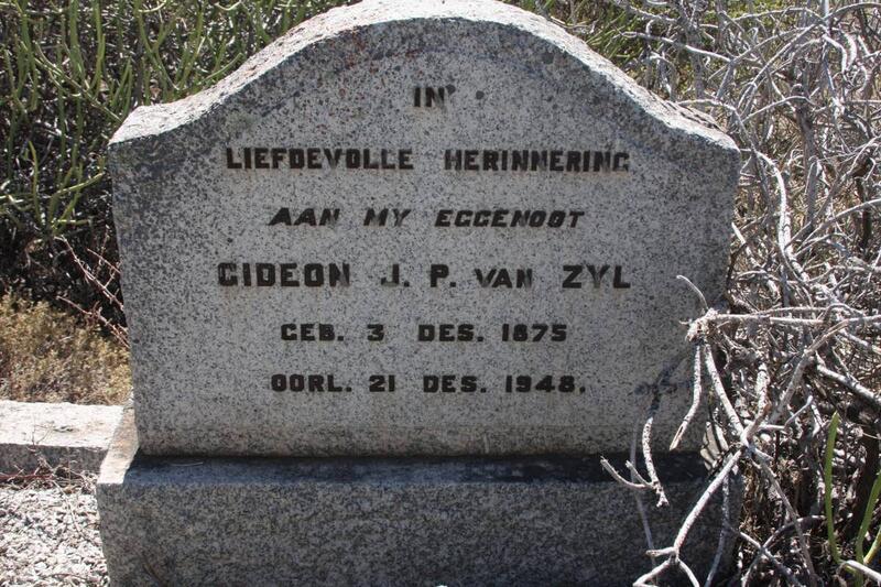 ZYL Gideon J.P., van 1875-1948