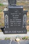 BEZUIDENHOUT Maggie formerly BARNARD nee VAN RENSBURG 1879-1967