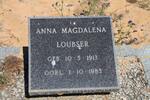 LOUBSER Anna Magdalena 1913-1983