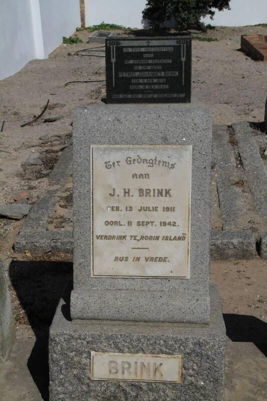 BRINK J.H. 1911-1942