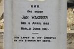 WAGENER Jan 1865-1931