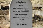 WAGENER Martha nee NIEUWOUDT -1926