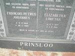 PRINSLOO Francois Petrus Johannes 1914-1984 & Elizabeth Loretha 1921-1985