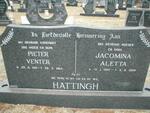 HATTINGH Pieter Venter 1912-1984 & Jacomina Aletta 1922-2000