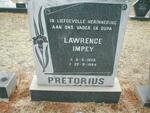 PRETORIUS Lawrence Impey 1935-1984