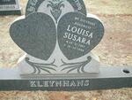 KLEYNHANS Louisa Susara 1965-1984
