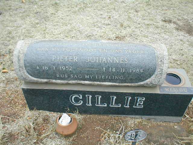 CILLIE Pieter Johannes 1952-1984