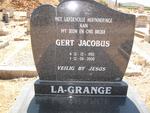 GRANGE Gert Jacobus, la 1955-2000