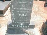VERMAAK Mary 1923-1988
