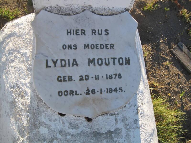 MOUTON Lydia 1878-1945