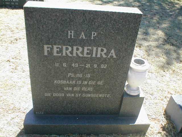 FERREIRA H.A.P.1949-1982