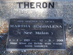 THERON Petrus Jacobus Lodivicus 1908-1971 & Martha Magdalena MALAN 1919-2001