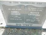 TOIT Daniel Jacobus, du 1906 - 1989 & Hester Catharina 1910 - 1988