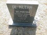 KLERK Delportina, de 1917-1992