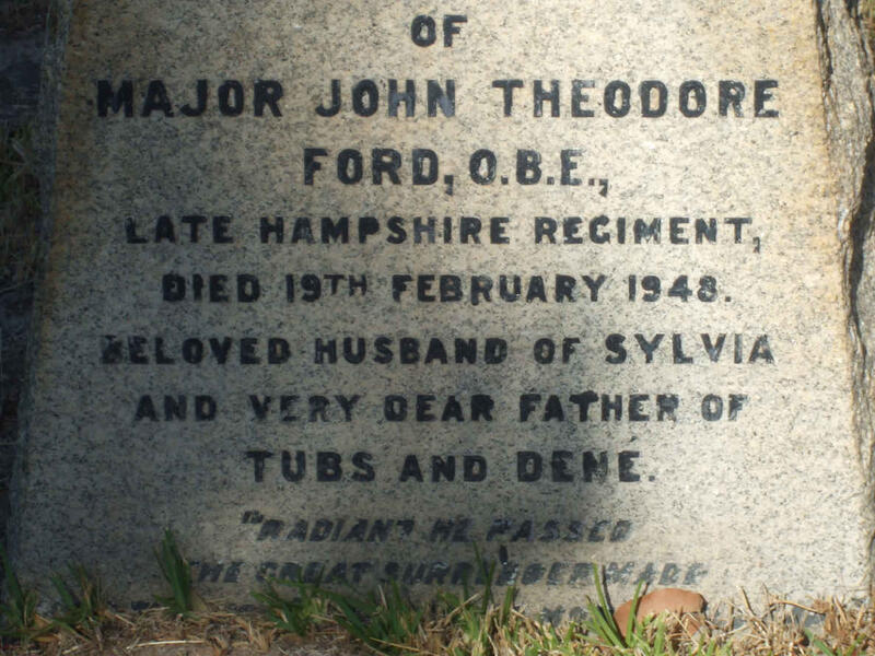 FORD John Theodore  -1948