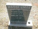 WASSERMAN Anneline Estelle 1948-1990