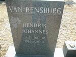 RENSBURG Hendrik Johannes, van 1915-1989