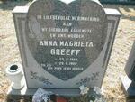 GREEFF Anna Magrieta 1960-1989