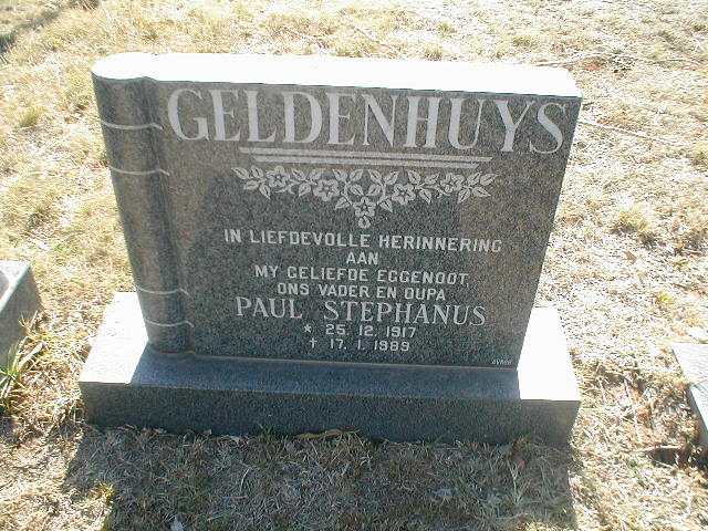 GELDENHUYS Paul Stephanus 1917-1989