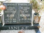 JANEKE Hendrik 1934- & Alida 1935-1996