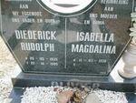 OLIVIER Diederick Rudolph 1935-1995 & Isabella Magdalina 1938-