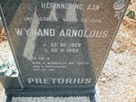 PRETORIUS Wynand Arnoldus 1928-1993