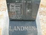 LANDMAN Adriaana Susanna 1949-1993