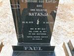 FAUL Natasja 1975-1993