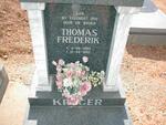 KRUGER Thomas Frederik 1963-1992