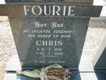 FOURIE Chris 1941-1990