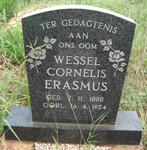 ERASMUS Wessel Cornelis 1888-1954