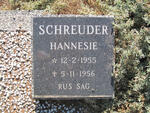SCHREUDER Hannesie 1955-1956