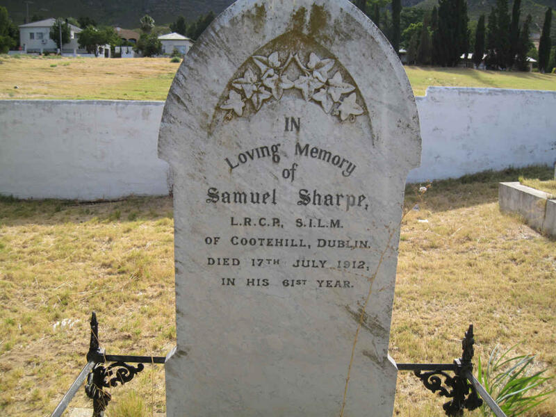 SHARPE Samuel -1912