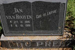 PREEZ Jan van Rooyen, du 1915-1991