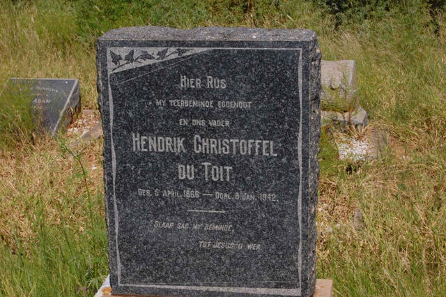 TOIT Hendrik Christoffel, du 1866-1942