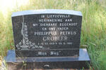 GROBLER Philippus Petrus 1910-1982