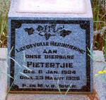 HOVEN Pietertjie, v.d. 1934-1936