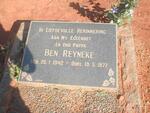 REYNEKE Ben 1942-1972