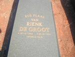 GROOT Rienk, de 1902-1982