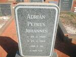 ? Adrian Petrus Johannes 1908-1969